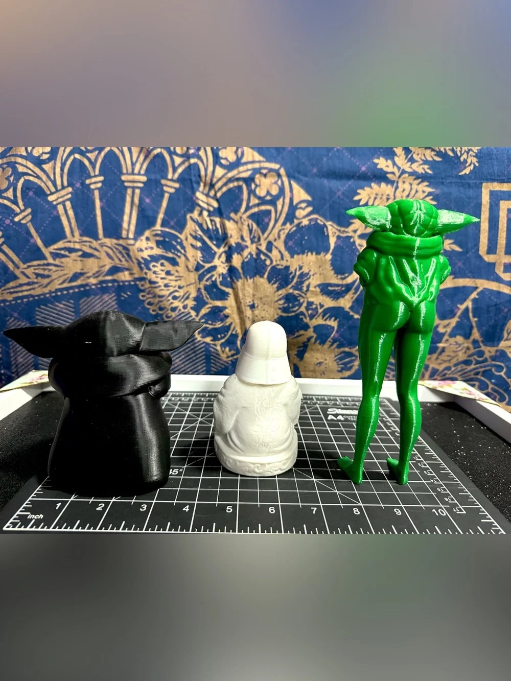 3D printed Star Wars Figures Grogu Darth Buddha Sexy Legs Yoda